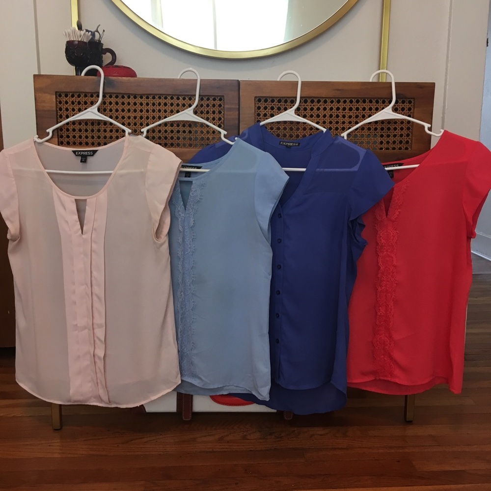 Lot 4 Express Work Blouses XS
